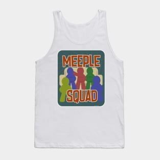 Meeple Squad Fun Boardgame Meeple Slogan Tank Top